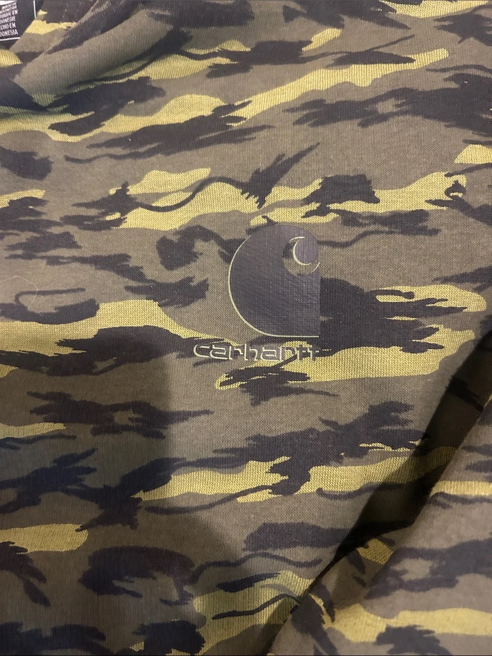NWT Boys SzL 14-16 Carhartt Camo Hoodie